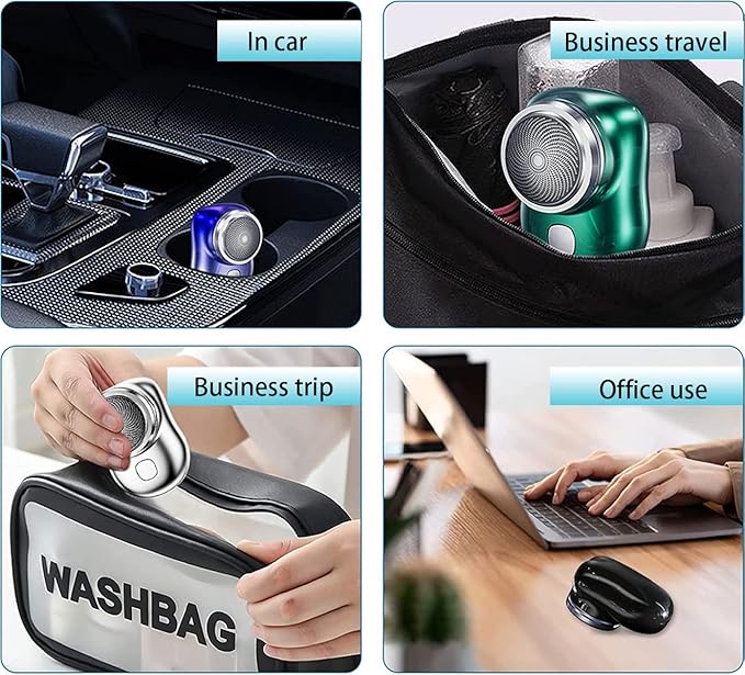 Portable Mini Electric Shaver for Men