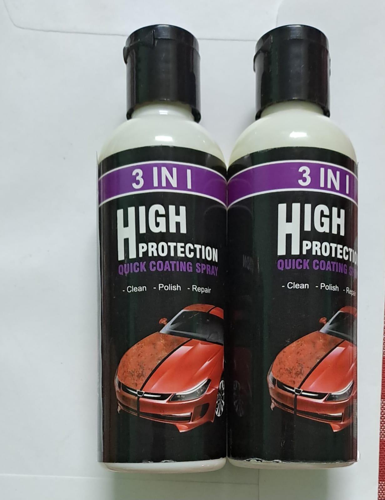 Hydrophobic Nano Coating Car Polish Spray (Pack of 2)