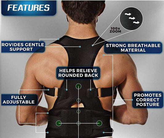 Adjustable Back Posture Corrector Belt