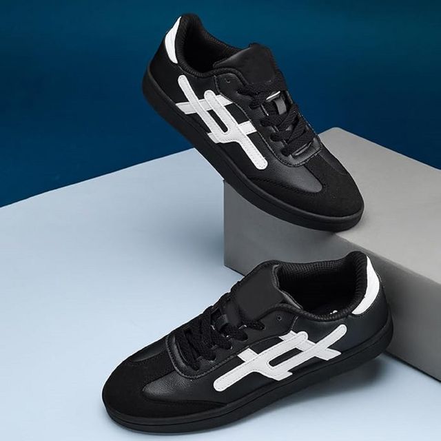 Campus Mens Roar Wht/Blc Sneakers