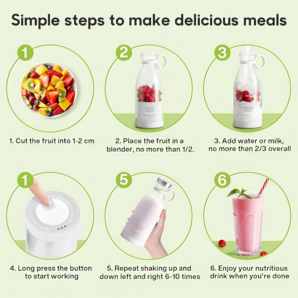 Portable Mini Blender for Fresh Juice